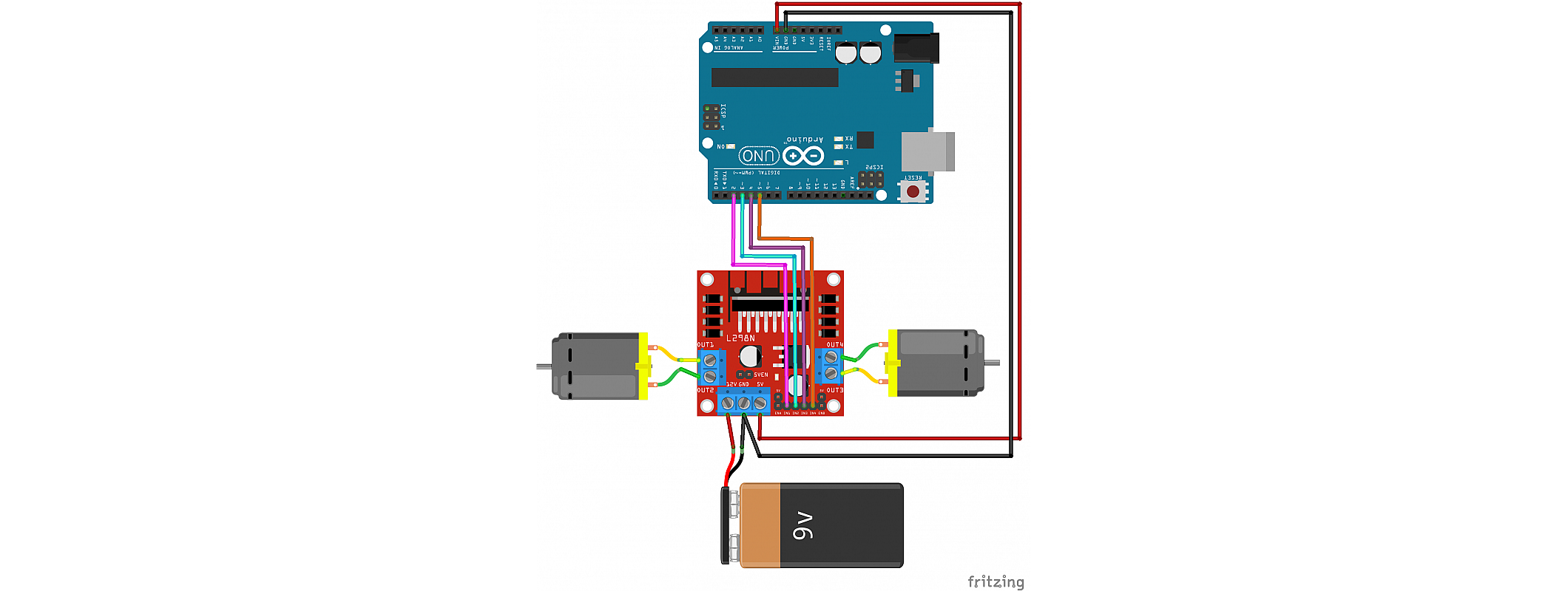 L298N motor driver