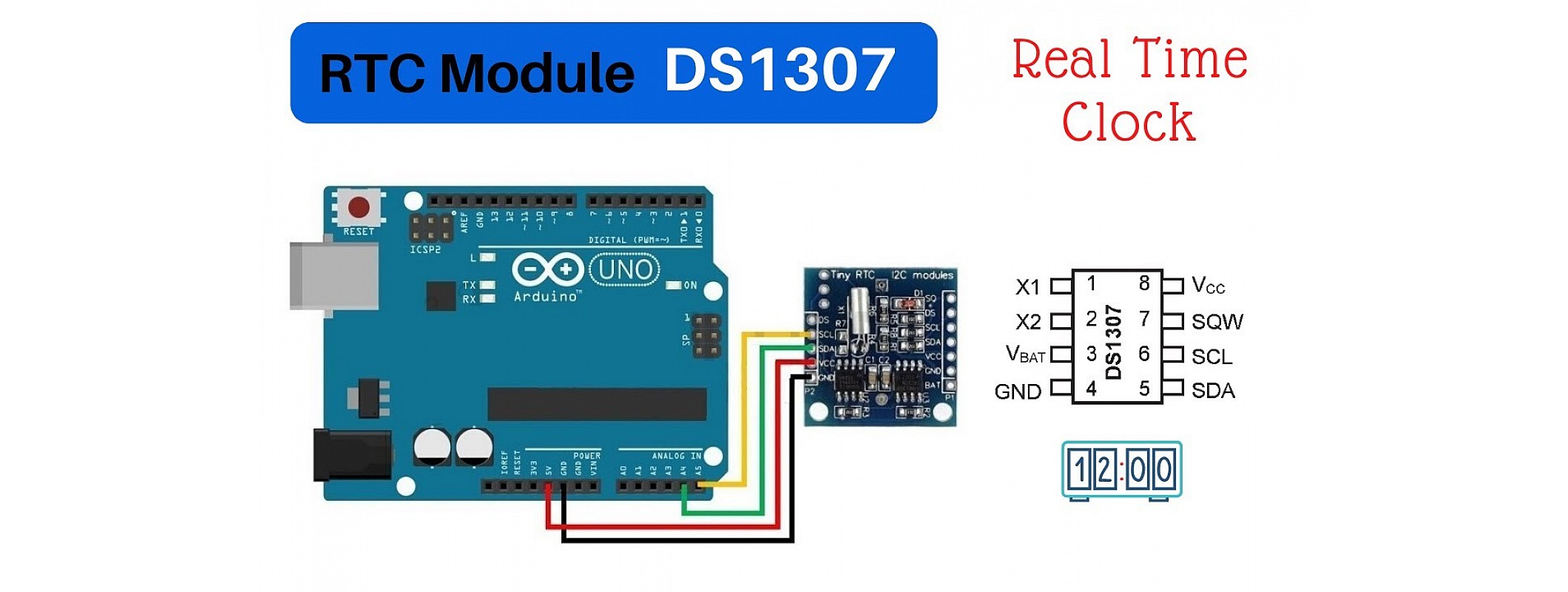 Build A Real Time Clock Using Arduino 4723