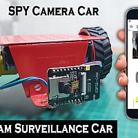 Esp32 Cam Surveillance Car 