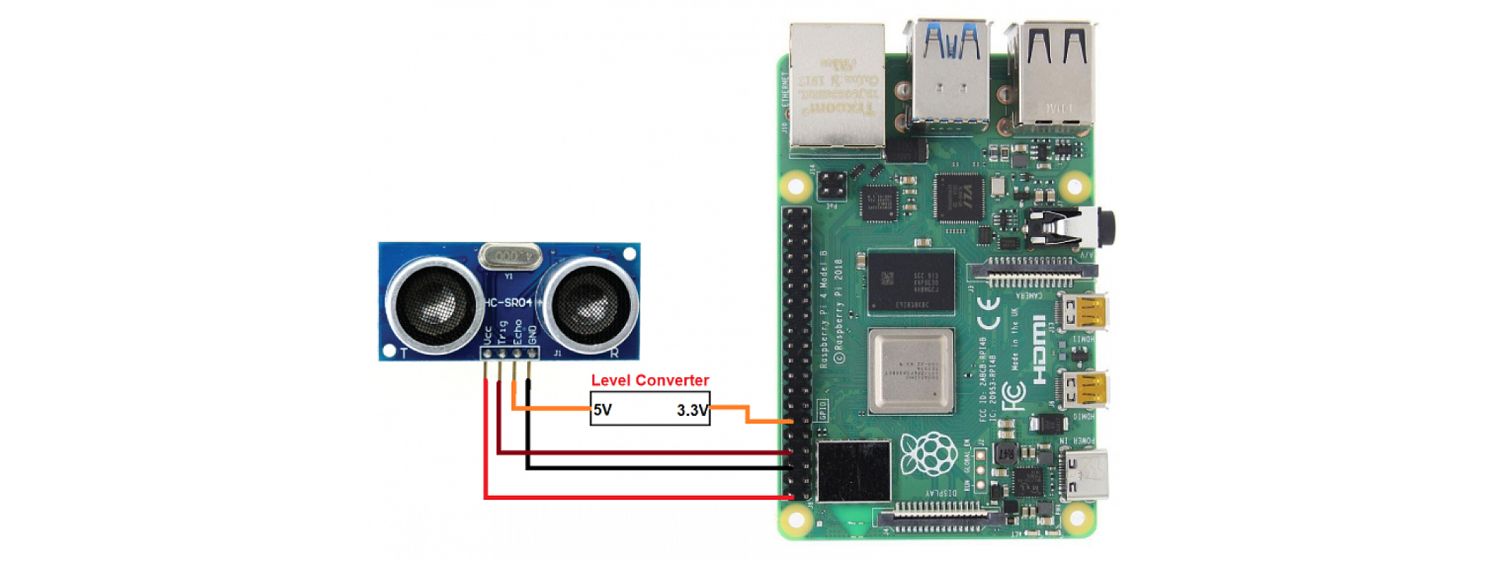 Interfacing the Ultrasonic sensor with Raspberry Pi