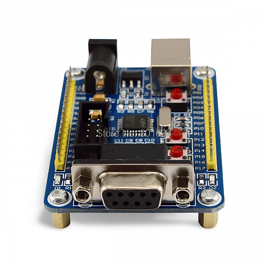 C8051F320 Mini System Programmer Microcontroller Convenient Application Development Board Learning Board WIth USB