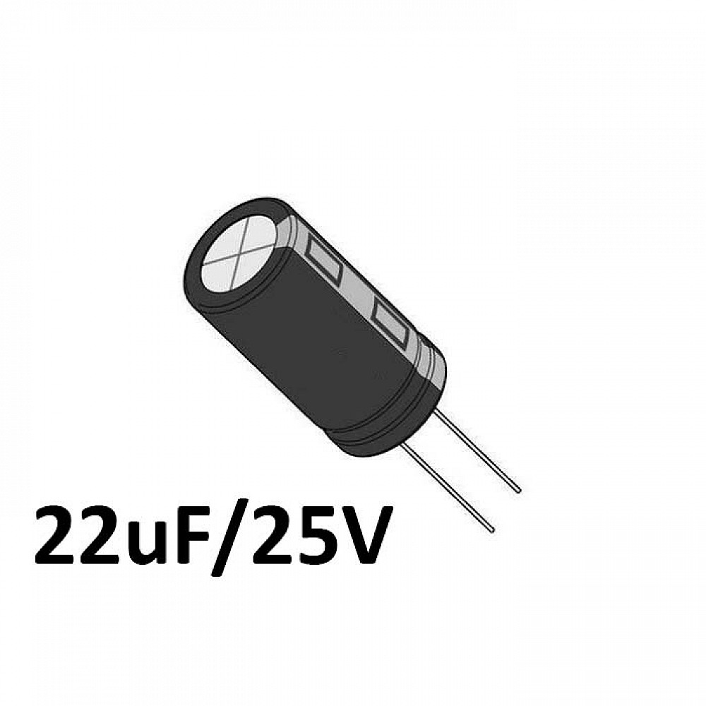 22uf / 25v Electrolytic Capacitor Resistors