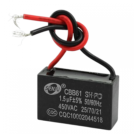 CBB61 1.5UF 450V Fan Starting Capacitor