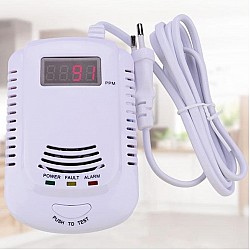 Combustible Gas Detector LPG, Natural Gas Leak Voice Warning Alarm Sensor