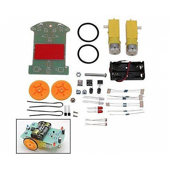 Intelligent Tracking Smart Car Suite DIY Kits TT Motor Obstacle