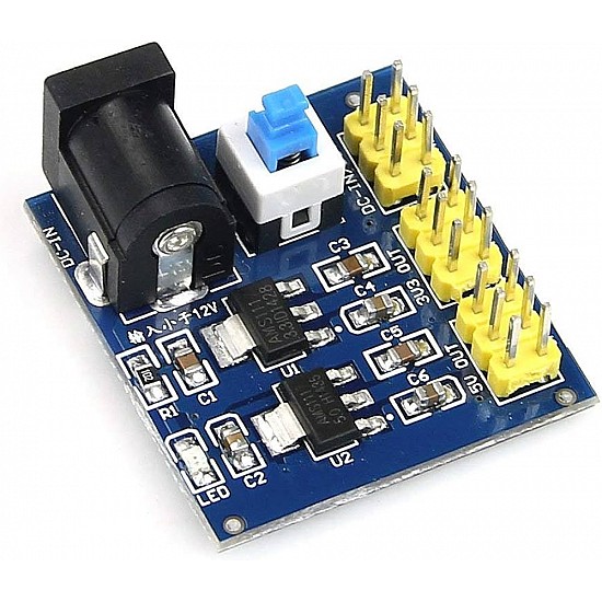 DC-DC 12V to 3.3V 5V Multi-output Power Supply Module