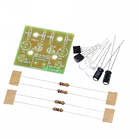 DIY 5MM  Flashing LED Board Kit