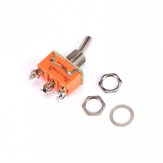 E-TEN1121 Orange 3pin 2 position Toggle Switch