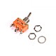 E-TEN1121 Orange 3pin 2 position Toggle Switch