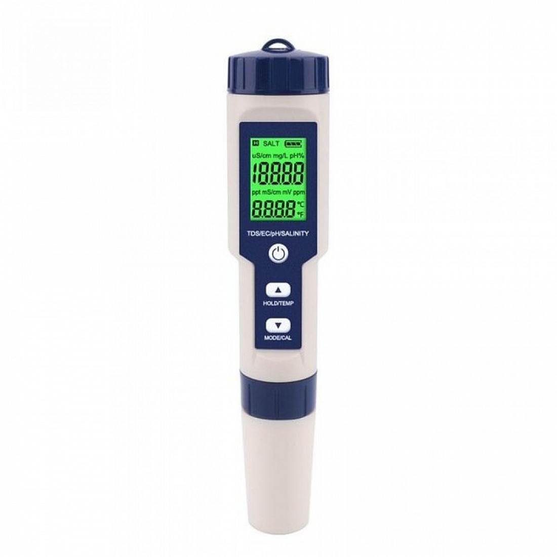 Ez9909 Phtdsecsalinitytemperature 5 In 1 Pen Type Digital Water Quality Tester 8415