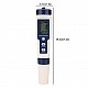 EZ9909 pH/TDS/EC/Salinity/Temperature 5-in-1 Pen-type Digital Water Quality Tester