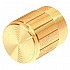 Gold Aluminum Alloy Potentiometer Knob Cap