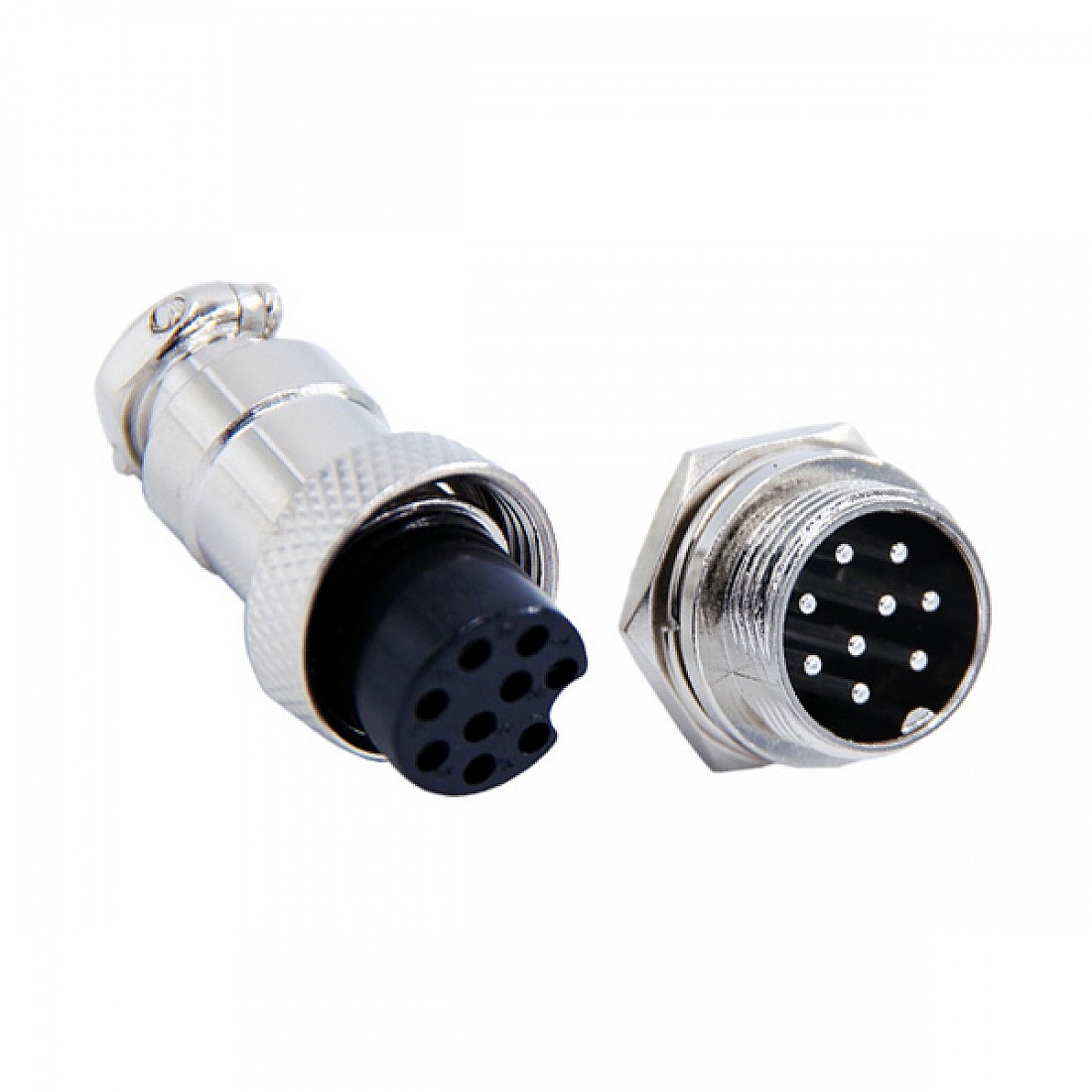 GX16 9-Pin Circular Aviation Socket Plug Male and Female Panel Connector