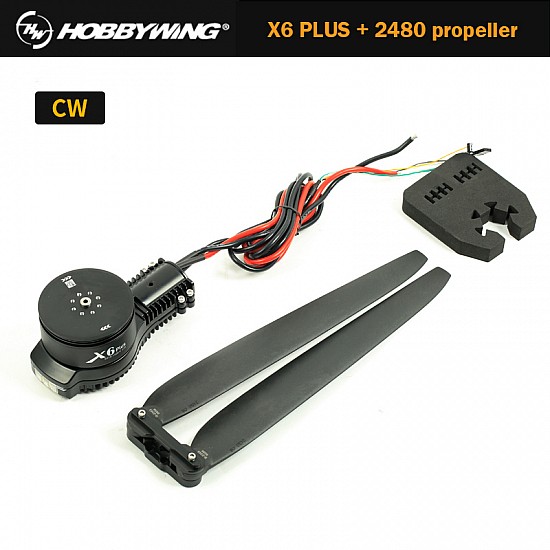 Hobbywing X6plus 150kv CW Brushless motor combo