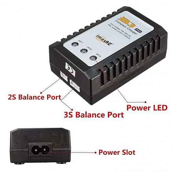 iMax B3 Lipo balance Charger for 2-3 cell Lipo Battery - Battery and Charger - Multirotor