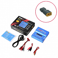 iMAX B6-AC B6AC Lipo NiMH RC Battery Balance Charger + XT60 Plug Male to T Plug Female Connector