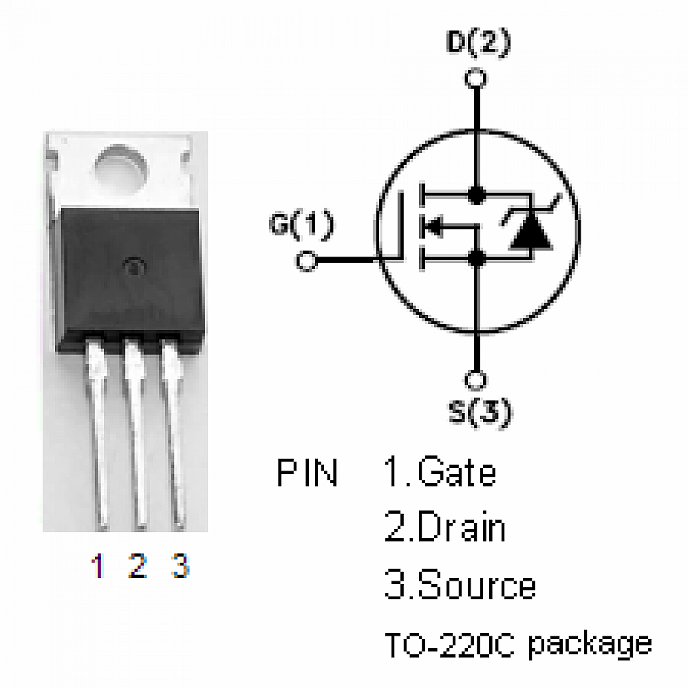 Irfz44n Power Mosfet Ics Integrated Circuits And Chips 6290