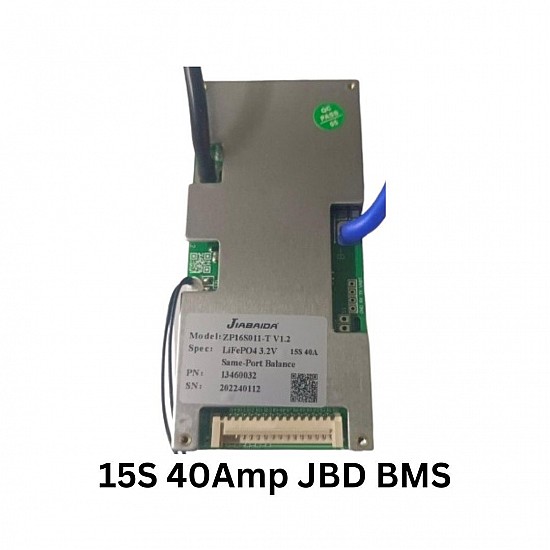 JBD 15S/40A BMS For LiFePO4 (LFP) batteries