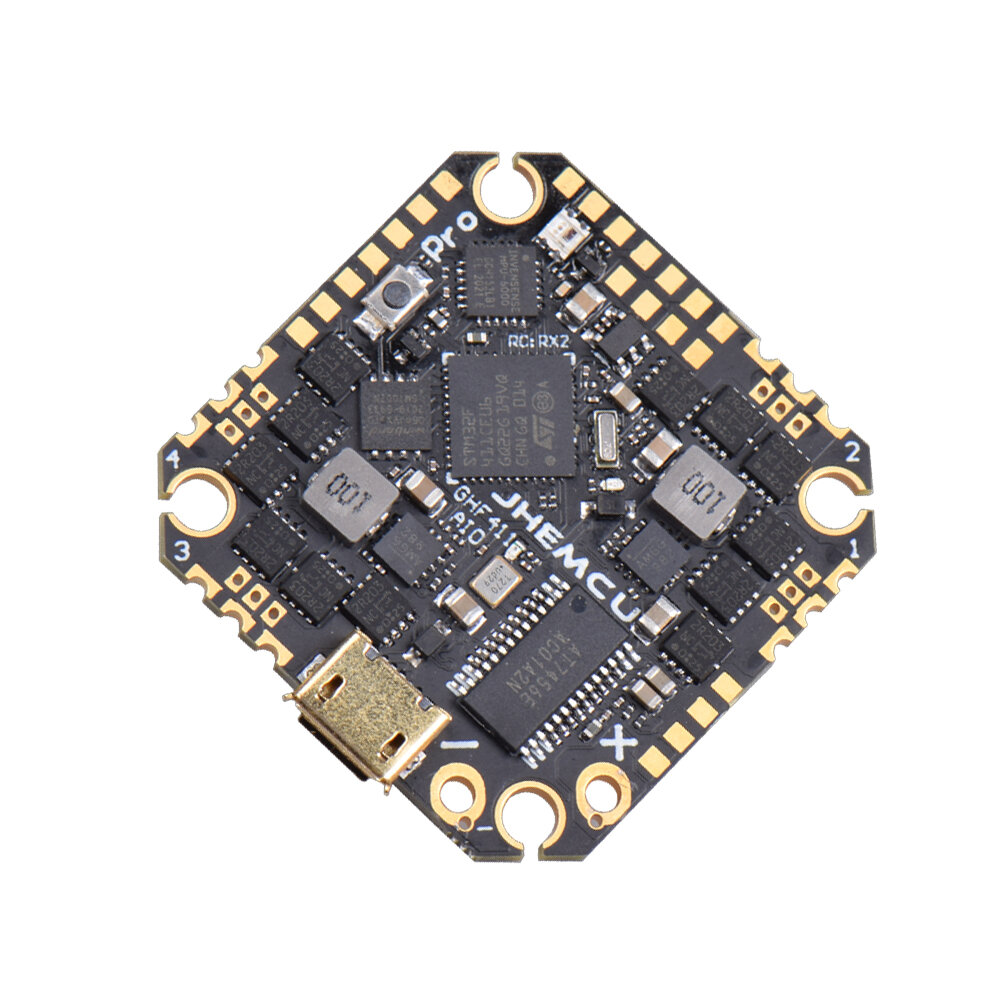 JHEMCU GHF411AIO Pro F4 OSD Flight Controller Built-in 25A BLHELI_S 2 ...