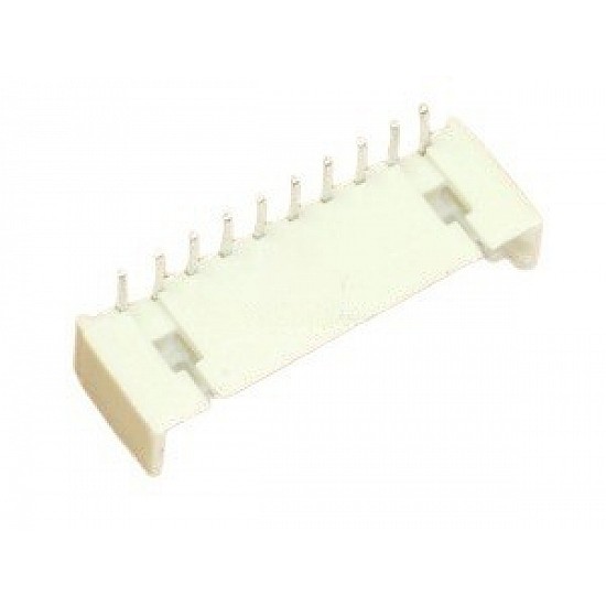 JST-XH 1.25mm 10 Pin Curved Male Connector