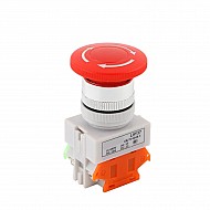 LAY37 11ZS 1 Open & 1 Closed Self-Locking 30mm Mushroom Head Emergency Stop Switch