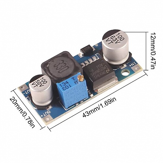 LM2596HVS DC-DC 4.5-50V to 3-35V Step Down Module