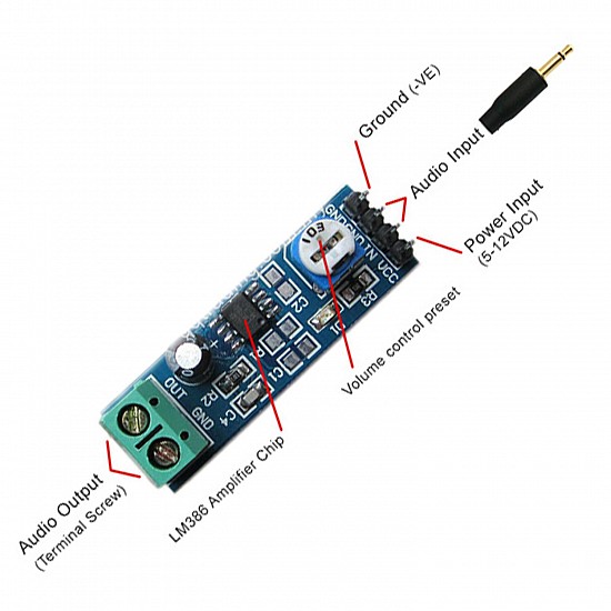 LM386 Audio Amplifier Module