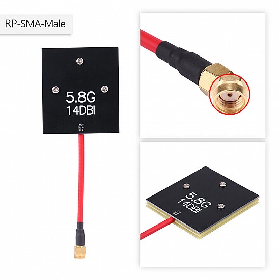 Long Range RP-SMA 5.8G 14dBi Panel Antenna