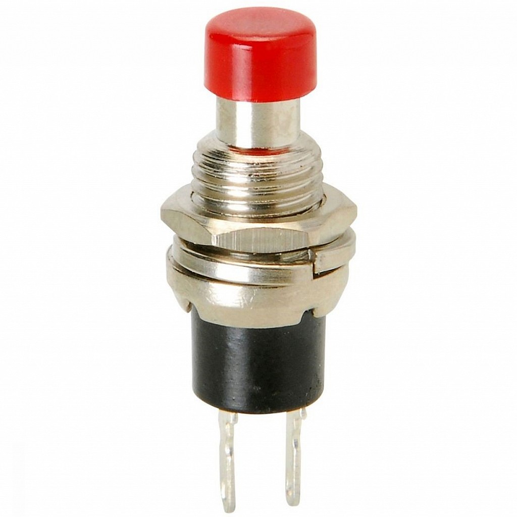 Pbs Push Button Switch Press Through Red