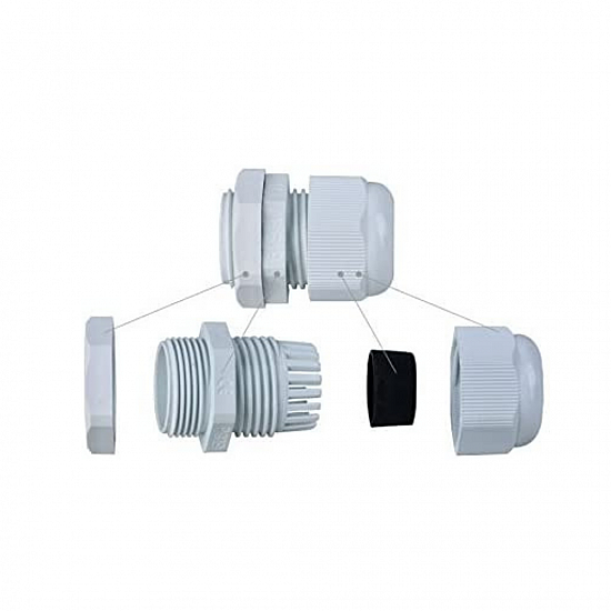 PG13.5 Waterproof IP68 Nylon Plastic Cable Gland Connector