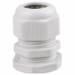 PG19 Waterproof IP68 Nylon Plastic Cable Gland Connector 