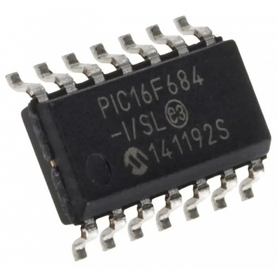 PIC16F684-I/SL SMD SOIC-14 8-bit/Microcontroller IC