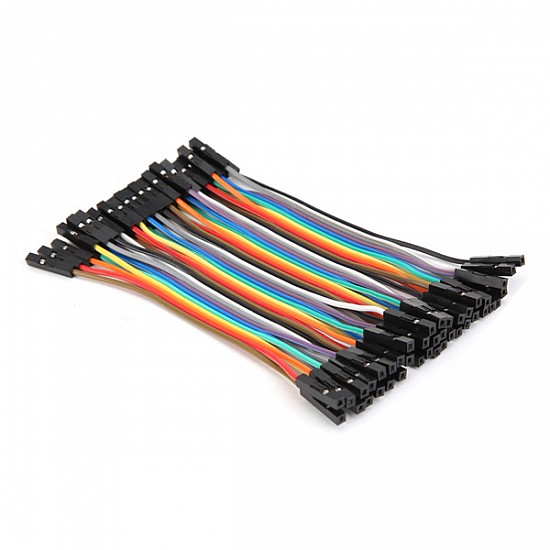 10pcs 10cm Female To Female Jumper Cable Dupont Wire For Arduino