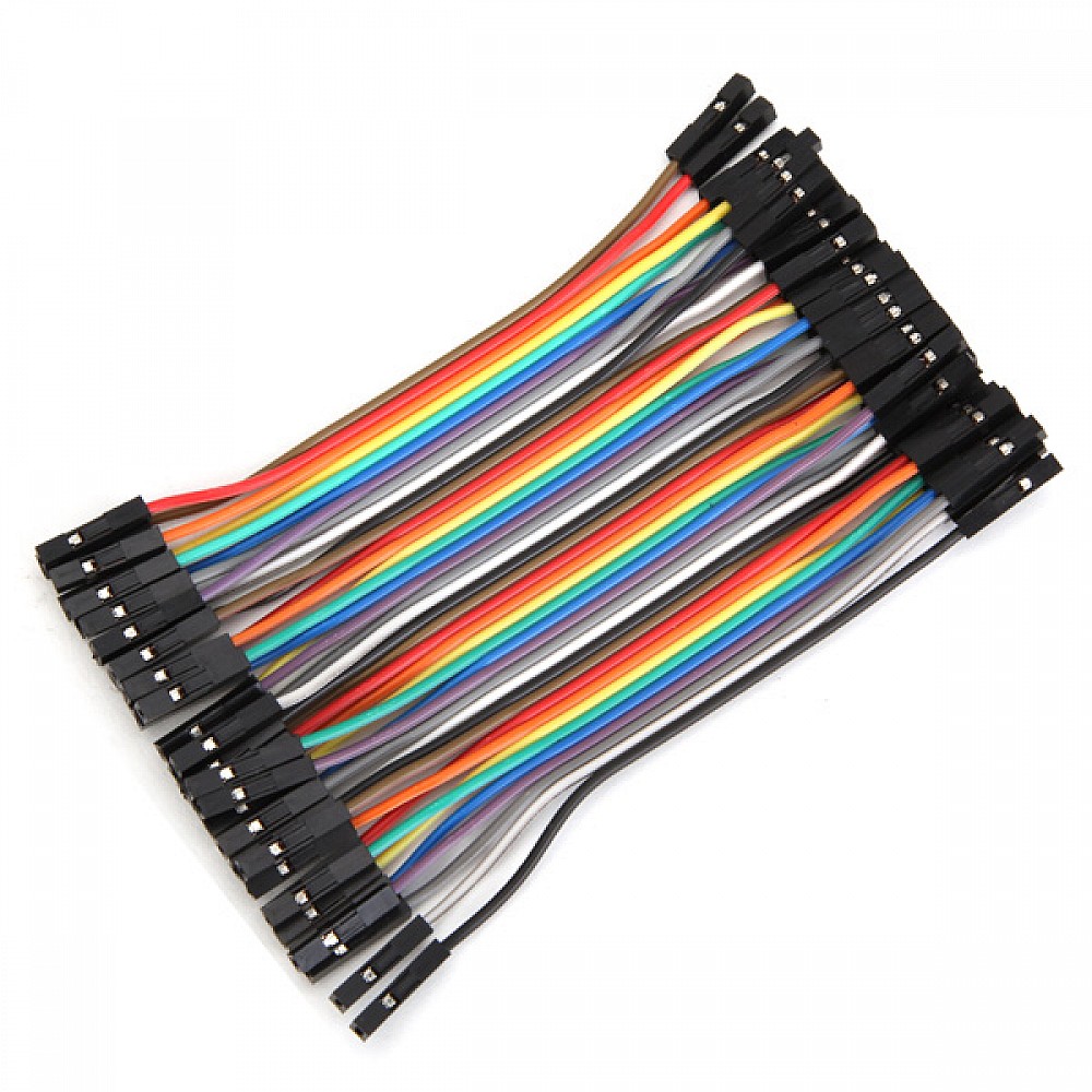 10pcs 10cm Female To Female Jumper Cable Dupont Wire For Arduino