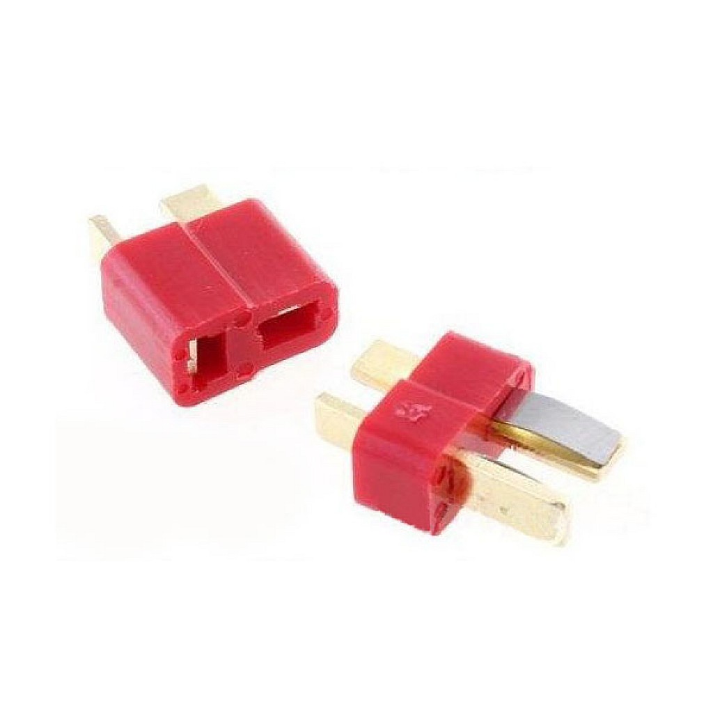Pair Fireproof T Plug Connector For RC ESC Battery