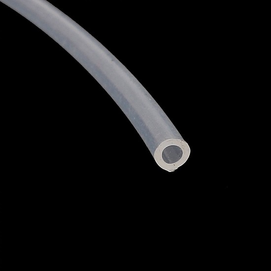 PTFE 4x6mm Transparent Teflon Tube for 3mm 3D Printer Filament - 1 Meter