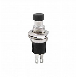 Push Through Button Switch PBS-110 - Black