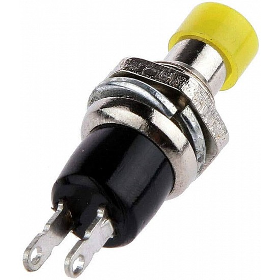 Push Through Yellow Button Switch PBS-110