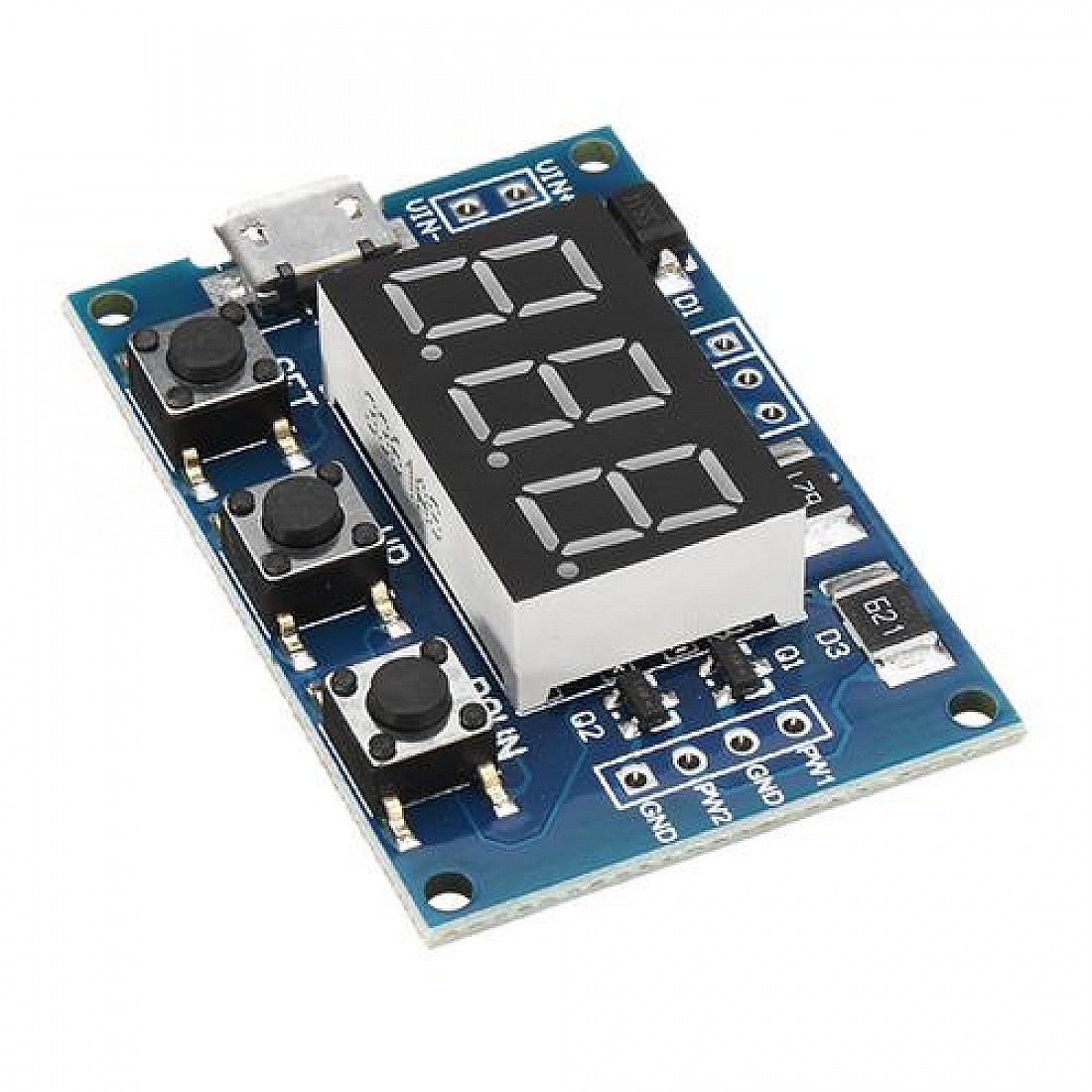 Pwm Pulse Frequency And Duty Cycle Adjustable Channel Signal Generator Module For Square And