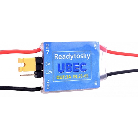 Readytosky 2-6S 5V/3A and 12V/3A Switchable UBEC