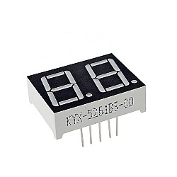 Red 0.56inch 2 Digit 7 Segment LED Display Digital Tube - Common Anode