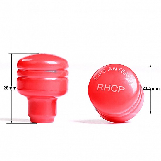 RHCP 5.8G 3.5dBi Micro Red RP-SMA Antenna