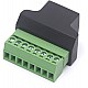 RJ45 Female to 8 Pin Screw Terminal Adaptor