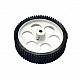 Robot Wheel 11 x 2 cm For Motors Robot Spare Parts