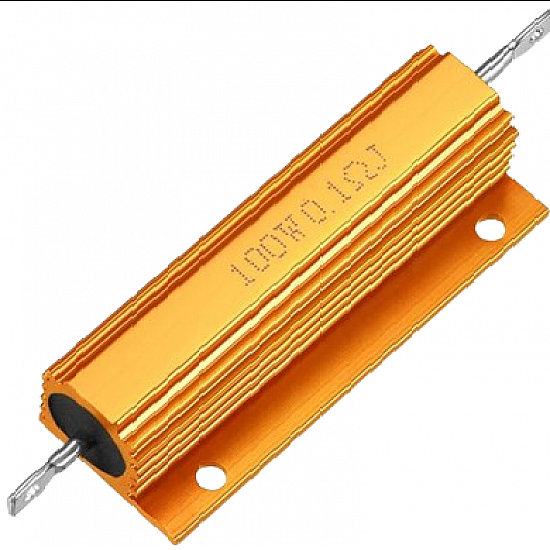 RX24 100W-0.1Ω Aluminum Metal Shell Case Wirewound Resistor