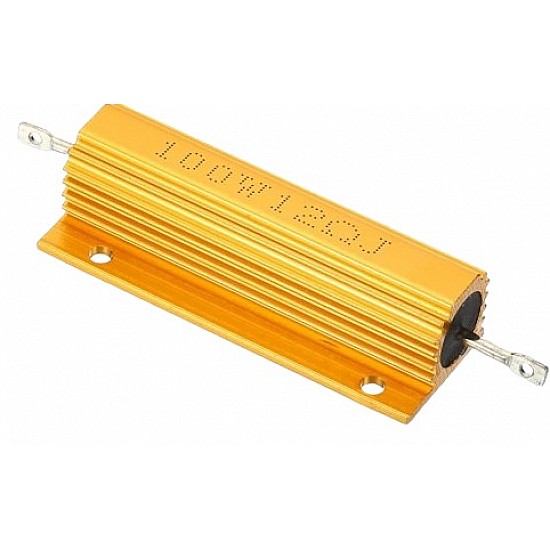 RX24 100W-12Ω Aluminum Metal Shell Case Wirewound Resistor