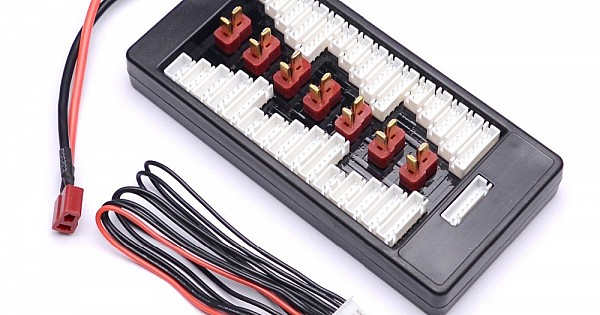 T Plug 2-6S Lipo Battery Parallel Charging Board