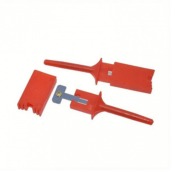 Test Hooks Clips for Logic Analyzers | Red