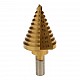 Triangular Shank HSS Steel Step Cone Drill Titanium Bit Hole Cutter 1 or 4 1 3 or 8 Inch