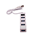 USB-A To 4 Female USB-A 2.0 Hub With Switch